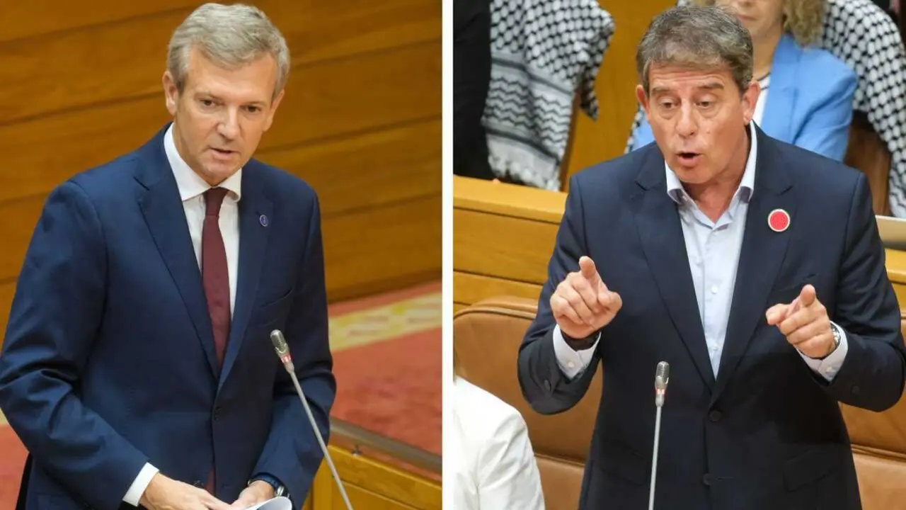 Alfonso Rueda y José Ramón Gómez Besteiro. ARXINA (AGN)