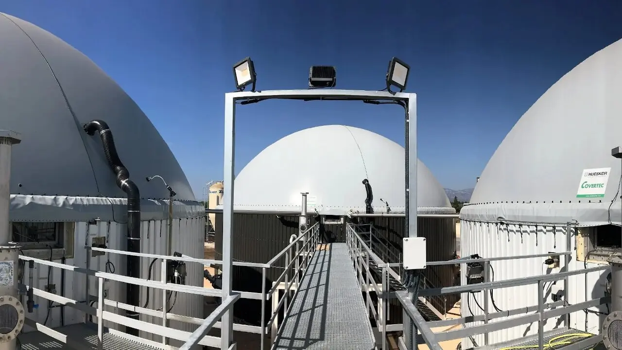 Planta de biometano La Galera en Tarragona, adquirida por Ence a finales de 2024. ENCE