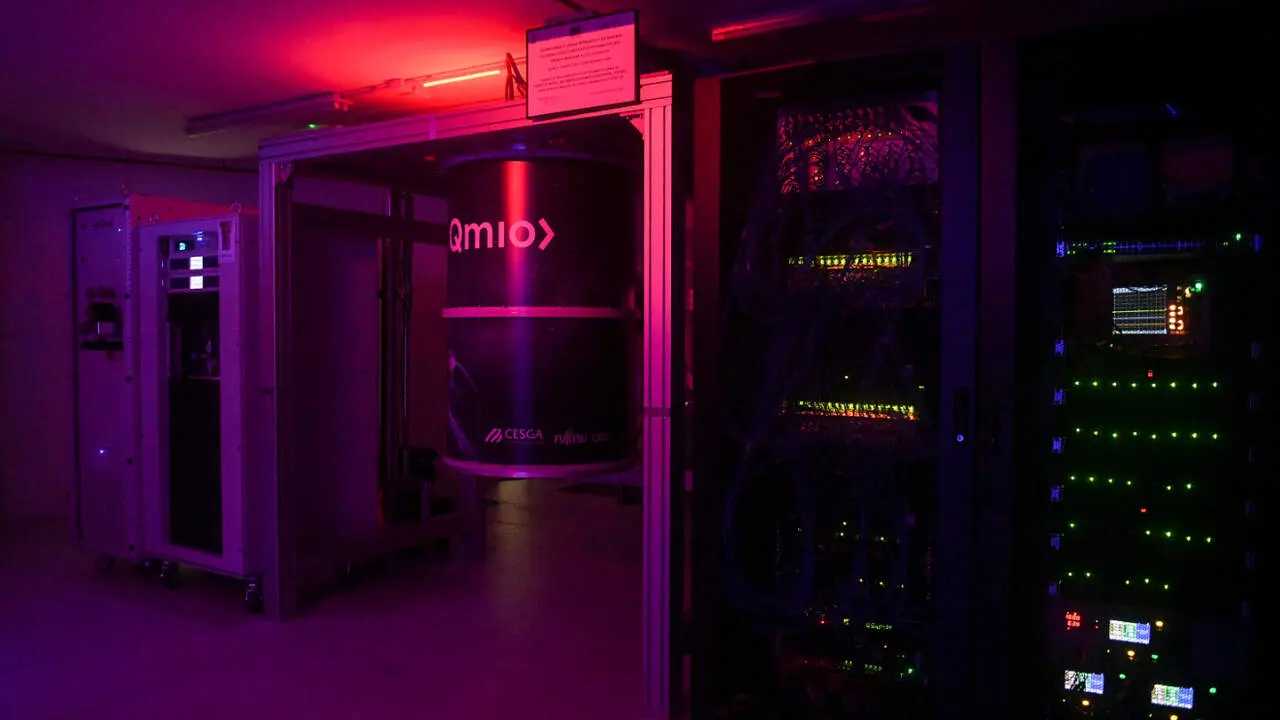 Uno de los computadores cuánticos del Cesga, donde se ubicará el nuevo centro de inteligencia artificial. XUNTA