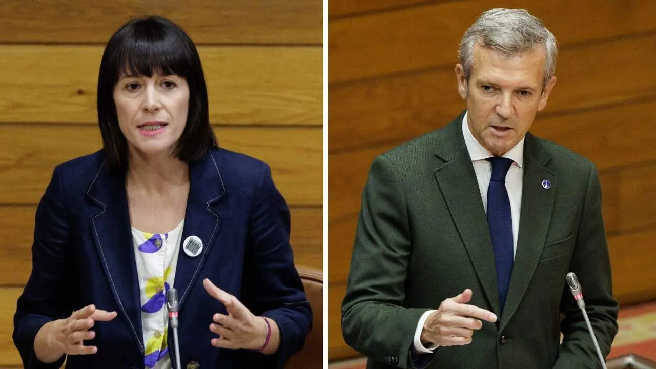 Ana Pontón y Alfonso Rueda. AGN