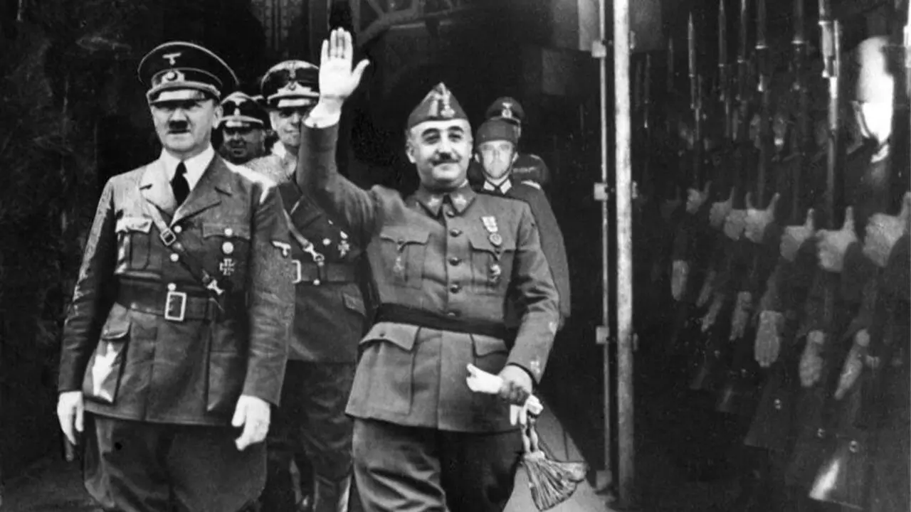Hitler y Franco, en Hendaya. AEP