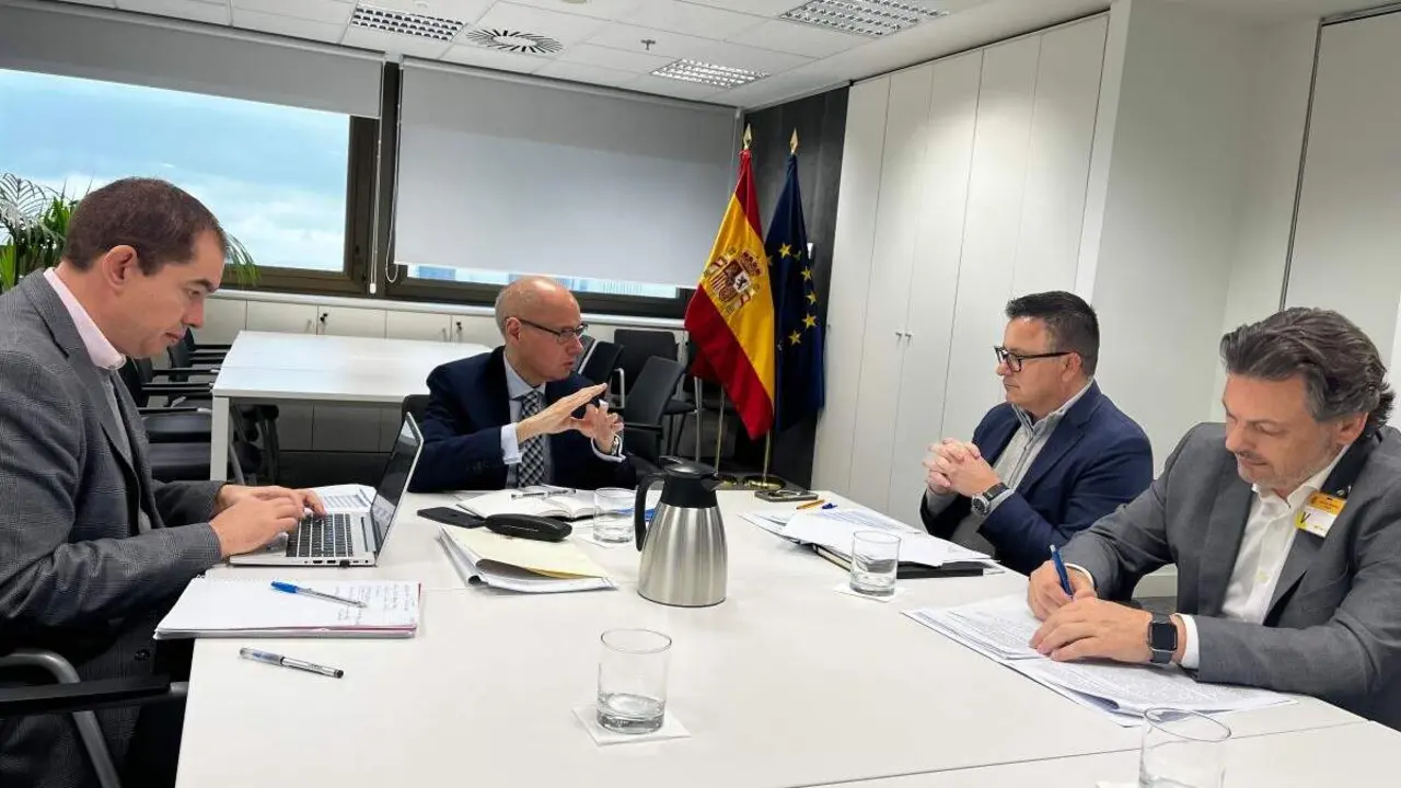 Reunión del conselleiro de Emprego con el secretario de Estado de Universidades en Madrid. XUNTA