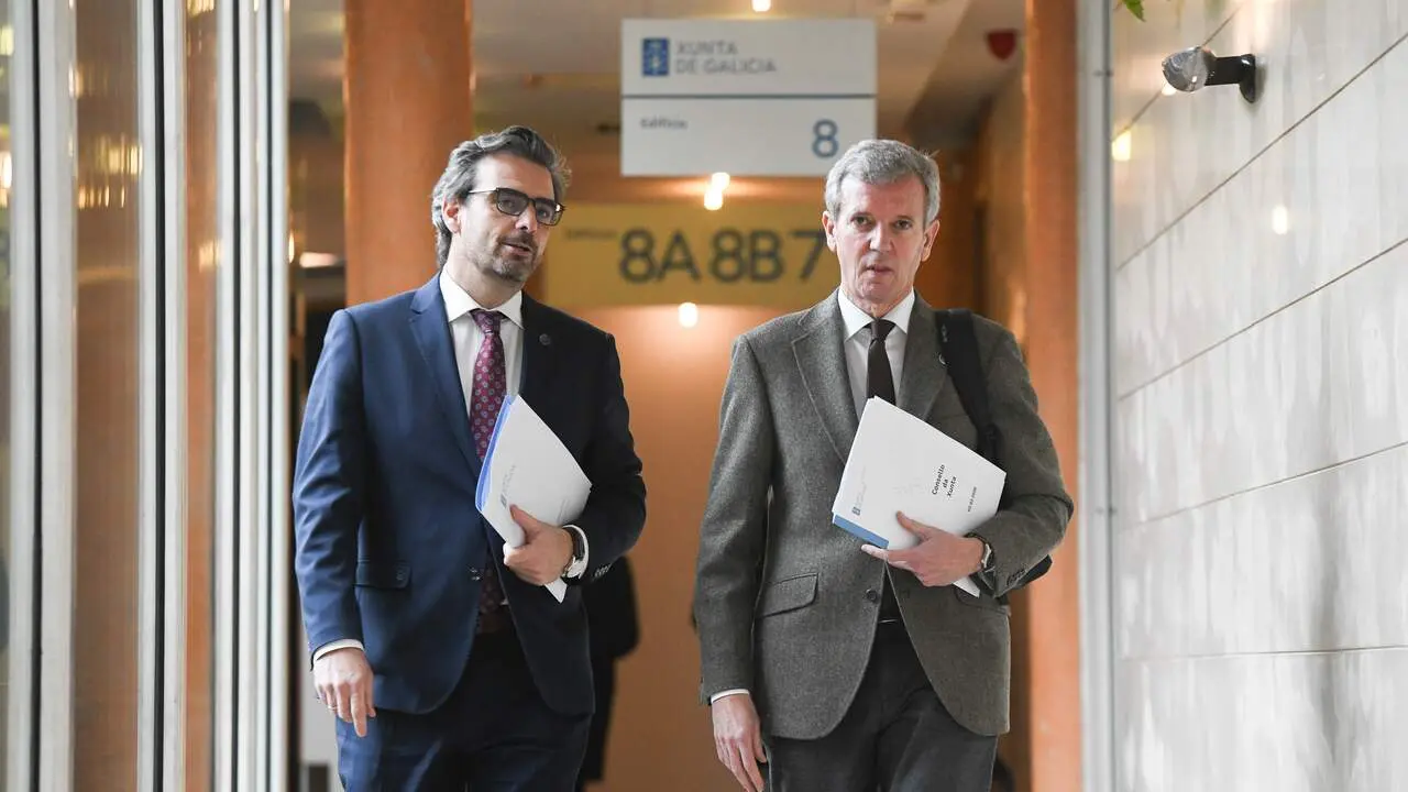 Diego Calvo y Alfonso Rueda. NACHO SANT&Aacute;S