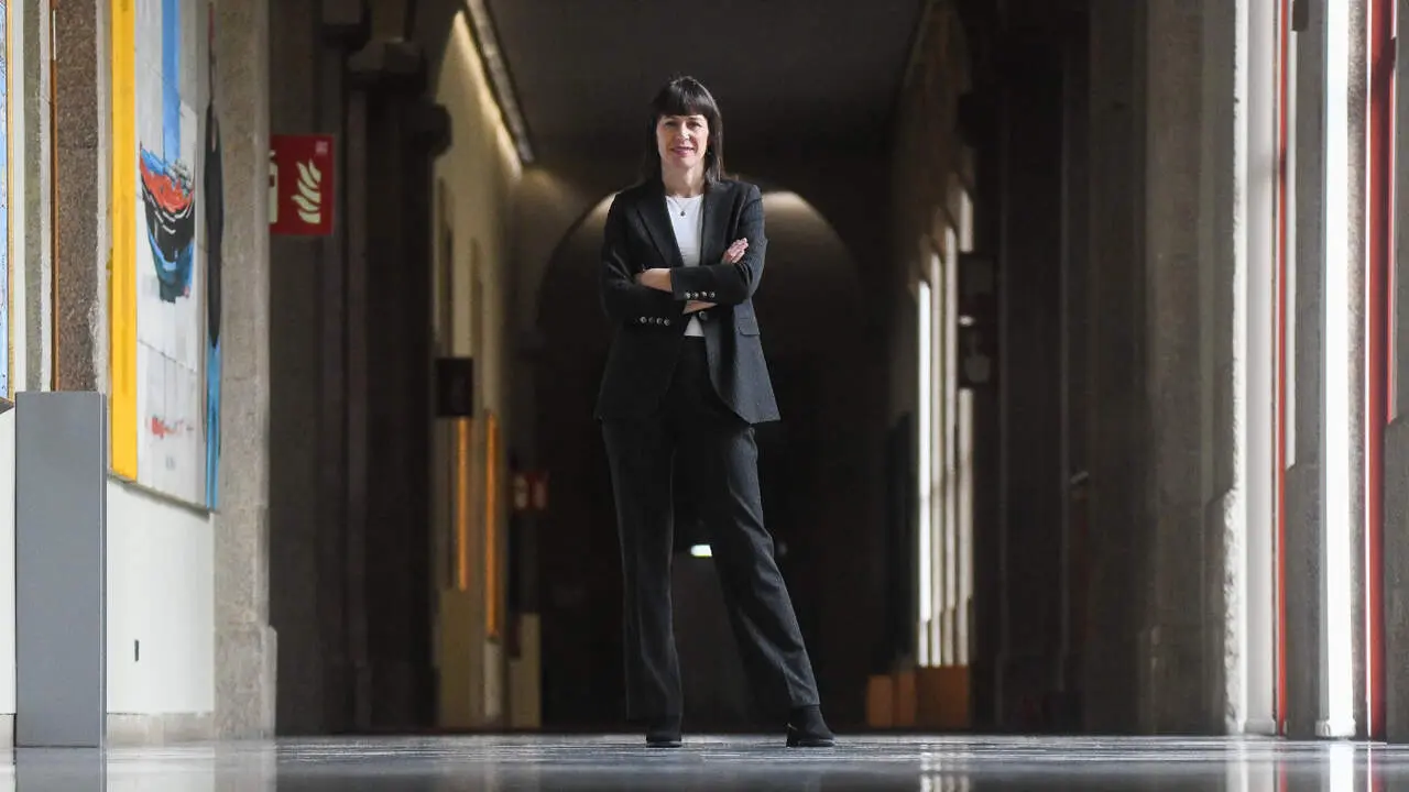 Ana Pont&oacute;n, portavoz nacional do BNG. NACHO SANT&Aacute;S