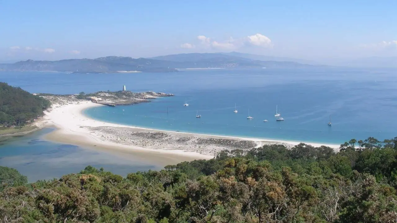 Vista de las Islas C&iacute;es. DP