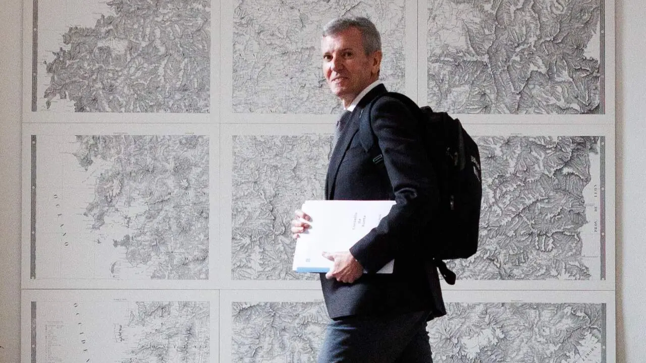 El presidente de la Xunta, Alfonso Rueda. DAVID CABEZ&Oacute;N