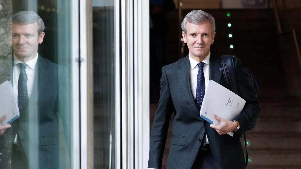 El presidente de la Xunta, Alfonso Rueda. DAVID CABEZ&Oacute;N