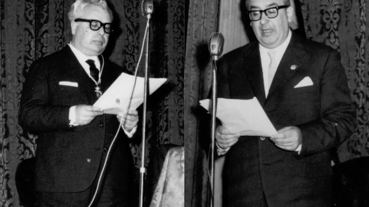 Francisco Fern&aacute;ndez del Riego e &Aacute;lvaro Cunqueiro /AEP