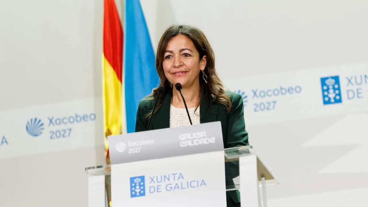 Marta Villaverde, en el Consello da Xunta. EP