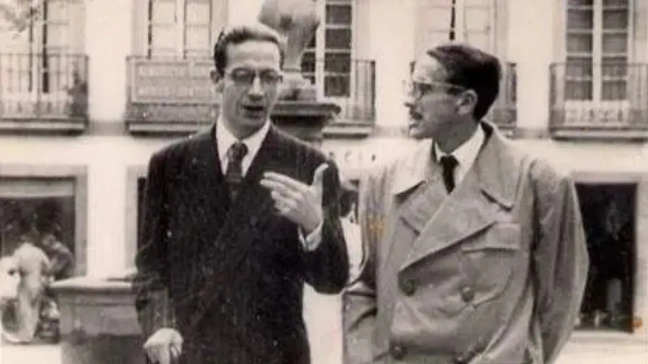 Ram&oacute;n Pi&ntilde;eiro e Celestino Fern&aacute;ndez de la Vega. AEP