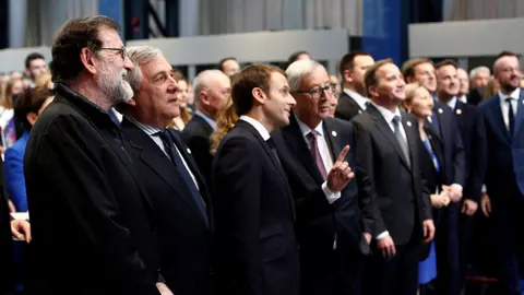 Majaras en Gotemburgo. DIEGO CRESPO (EFE) - Líderes de la UE, en Gotemburgo