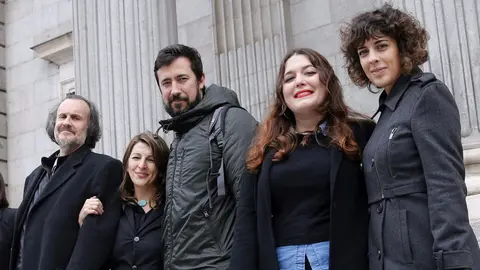 Primer asalto de En Marea al Congreso, cuando todo iba bien. EFE