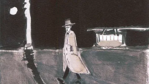 Fernando Pessoa interpretado por Ricardo Ranz. RICARDO RANZ