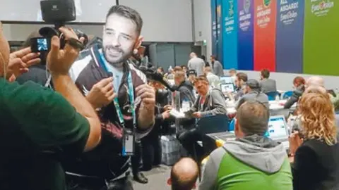 Xornalistas en Eurovisi&oacute;n