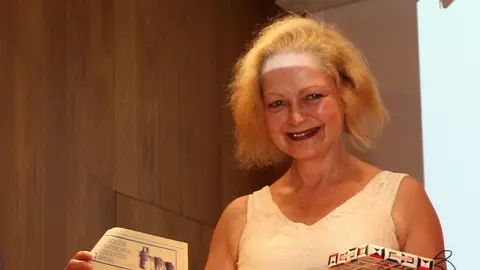 María Jesús García, en unas jornadas de penitenciarias de 2017. J. VÁZQUEZ