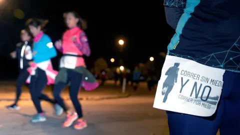 Carrera reivindicativa en recuerdo de Laura Luelmo, la profesora zamorana asesinada en Huelva. EFE