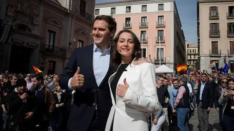 Rivera y Arrimadas. EFE