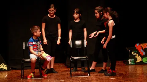 Unha escena da obra Os reis ca&oacute;ticos. RAFA FARI&Ntilde;A