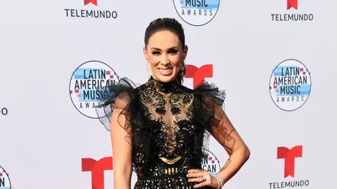 Jacky Bracamontes en la gala de los Latin American Music. GETTY IMAGES