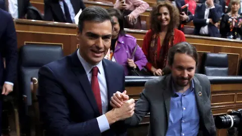 S&aacute;nchez e Iglesias. EFE