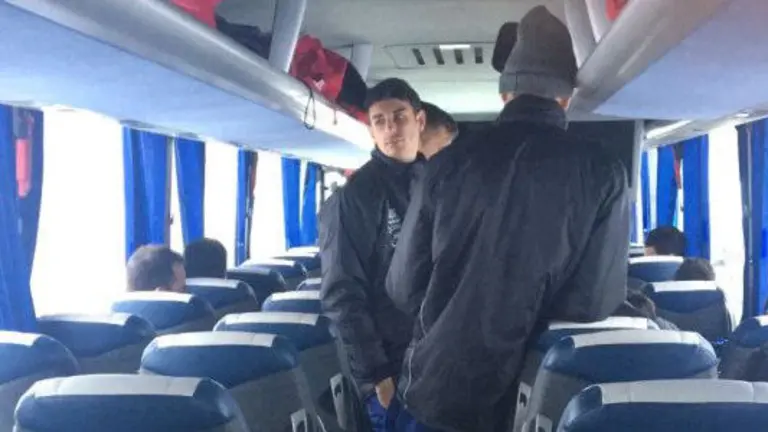 Jugadores del Cerceda atrapados en la AP-6. CCD CERCEDA