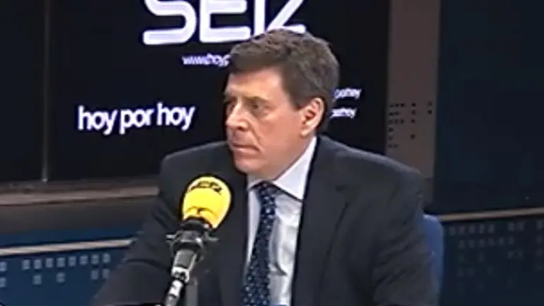 Juan Carlos Quer, durante la entrevista. CADENA SER