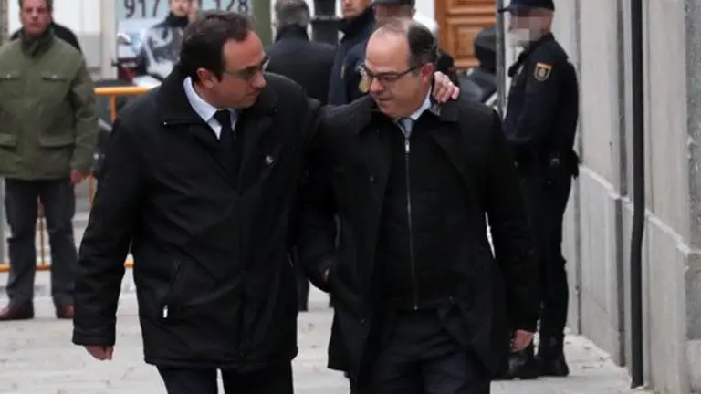 Rull y Turull, a su llegada al Supremo. ZIPI