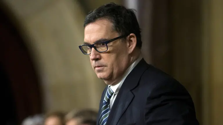 El abogado de Puigdemont, Jaume Alonso Cuevillas. QUIQUE GARCÍA