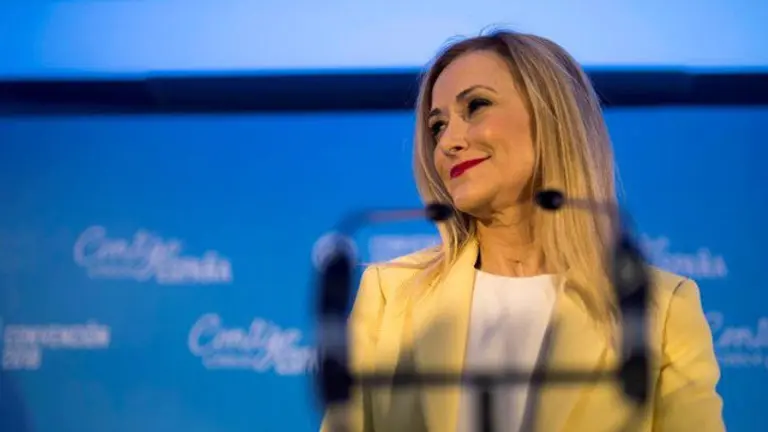 Cifuentes, en la convención nacional del PP. RAFA ALCAIDE (EFE)