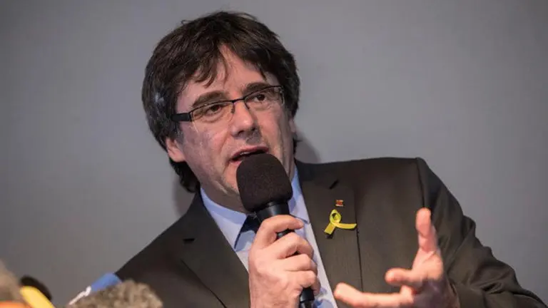 Carles Puigdemont. OMER MESSINGER (EFE)
