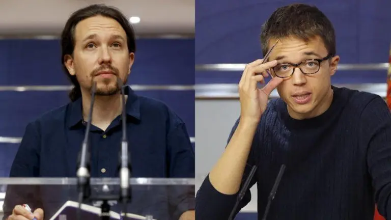 Pablo Iglesias (izquierda) e Íñigo Errejón
