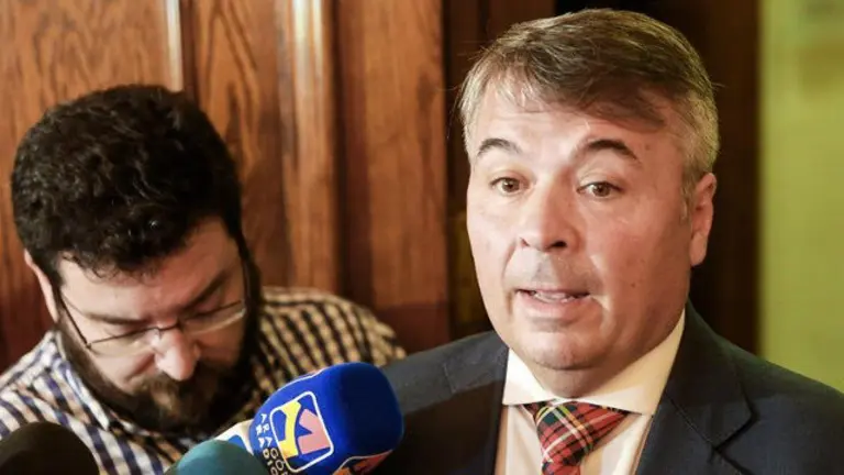 Agustín Martínez Becerra, defensor de cuatro de los cinco miembros de La Manada. JAVIER CEBOLLADA (EFE)