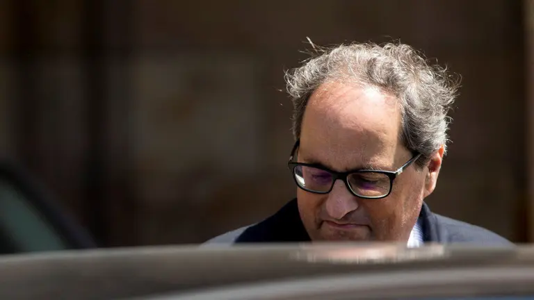 El candidato a presidente de la Generalitat, Quim Torra. QUIQUE GARCÍA (EFE)