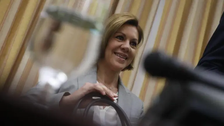 Cospedal comparece en la comisión de investigación del Congreso. JAVIER LIZÓN