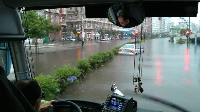 Bus en A Coruña. TWITTER