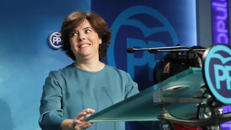 Soraya Sáenz de Santamaría. ZIPI (EFE)