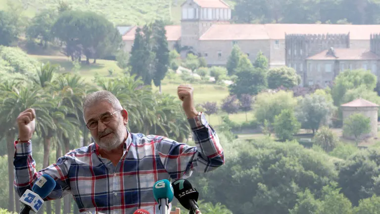 Laureano Oubiña, durante la presentación de su libro. SALVADOR SAS (Efe)