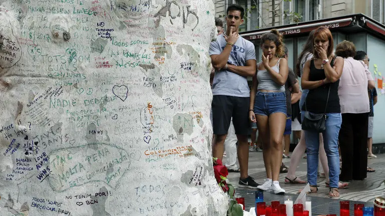 Lugar de los hechos del 17A. ANDREU DALAMAU (EFE)