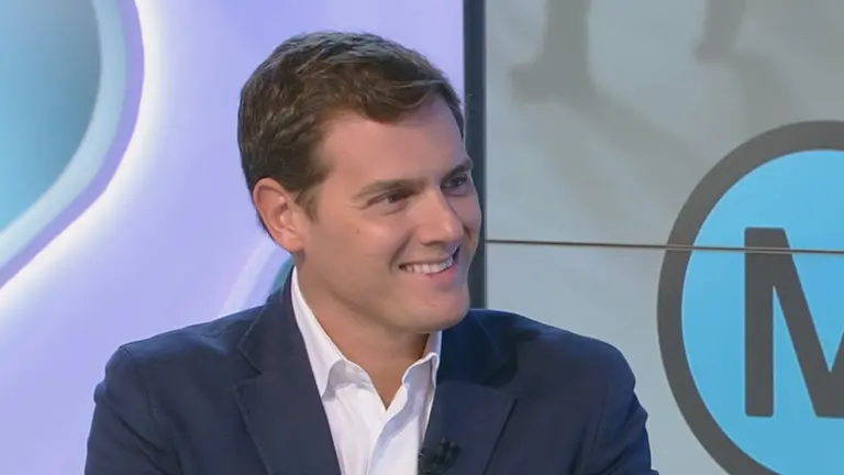 Albert Rivera, durante su participación en el programa. TV3