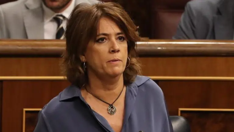 La ministra de Justicia, Dolores Delgado. BALLESTEROS