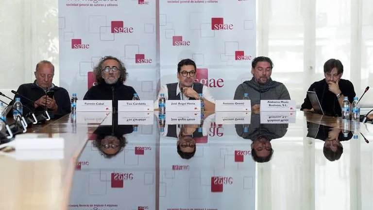 Directiva de la SGAE. EFE