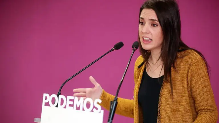 Irene Montero. ÁNGEL DÍAZ (EFE)