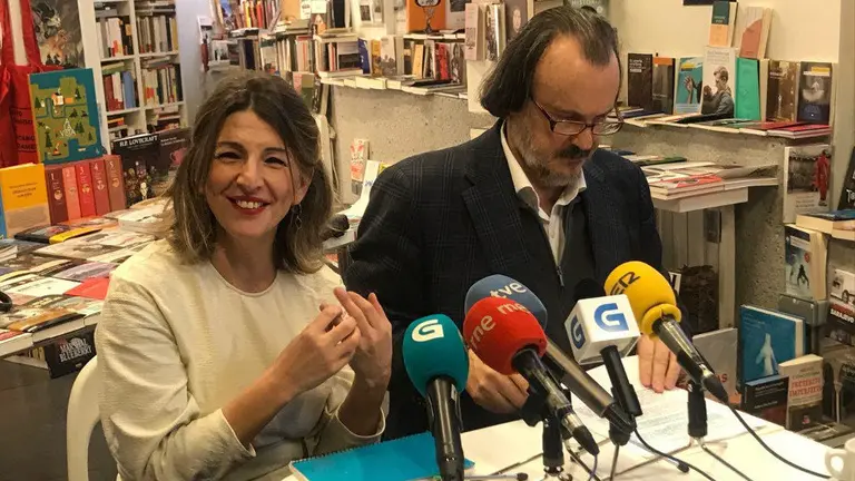 Yolanda Díaz e Miguel Anxo Fernán Vello. TWITTER