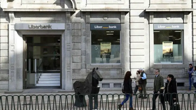 Una oficina de Liberbank. AEP