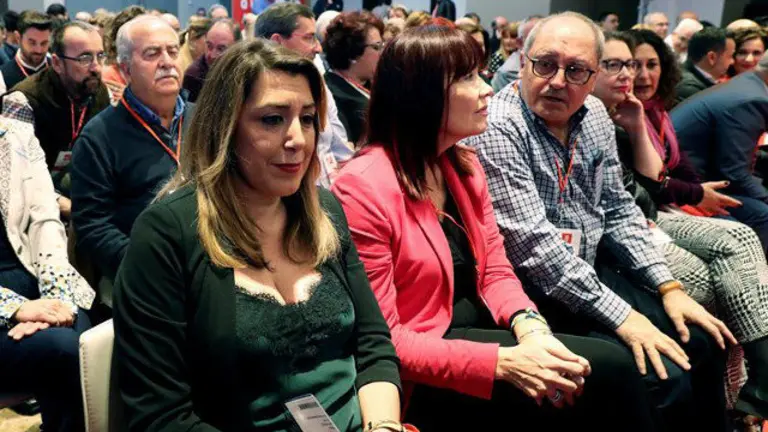 Susana Díaz, en el comité federal. JJ GUILLÉN