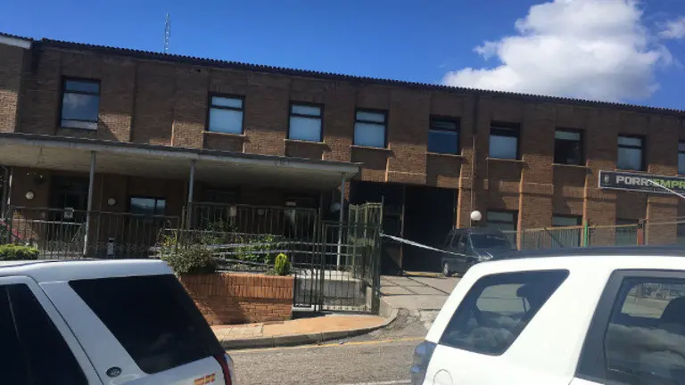 Lugar donde se produjo el tiroteo en O Porriño. @Berbesdevigo