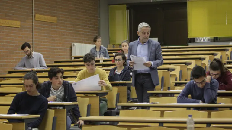 Segundo día de Selectividade en Pontevedra. DAVID FREIRE