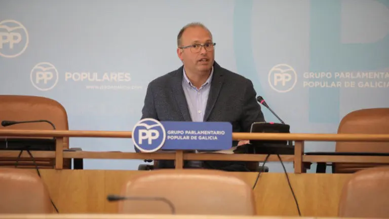 Miguel Tellado, en su comparecencia de este jueves. ÓSCAR CORRAL (EFE)