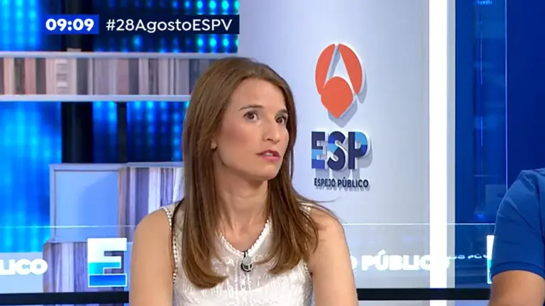 La mujer que contó su casa en el programa Espejo Público. ATRESMEDIA