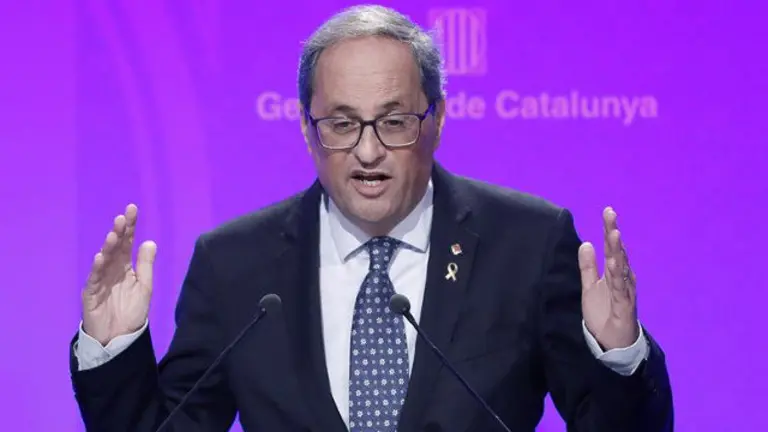 Quim Torra. ANDREU DALMAU (Efe)